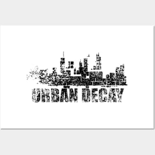 Grunge Urban Decay Contemporary Design Posters and Art